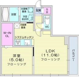 カレラ伏見の物件間取画像